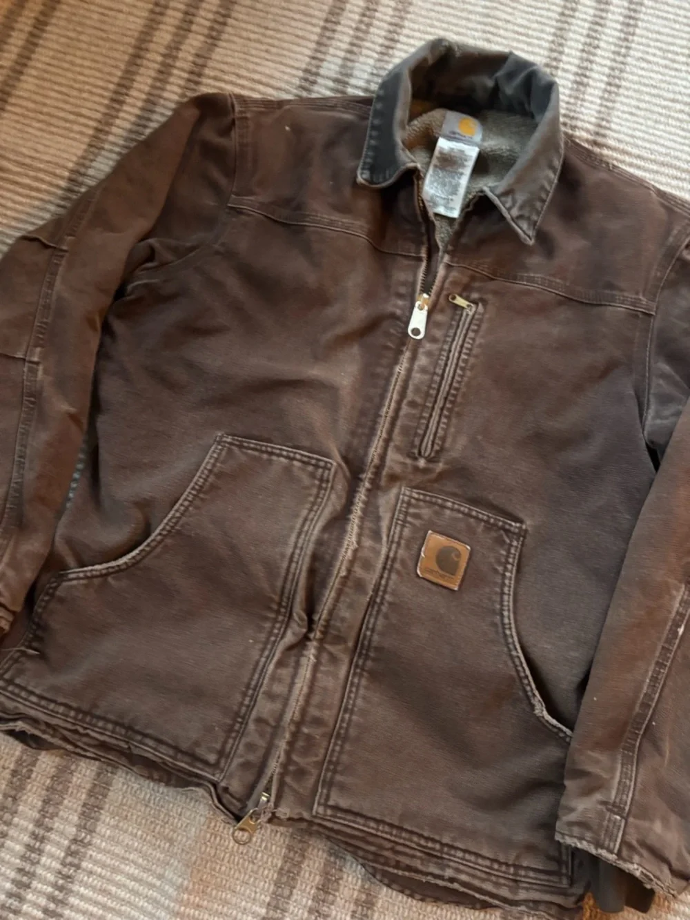 Vintage Carhartt  Brown Men's Duck Active Jacket - Picture 3 of 7
